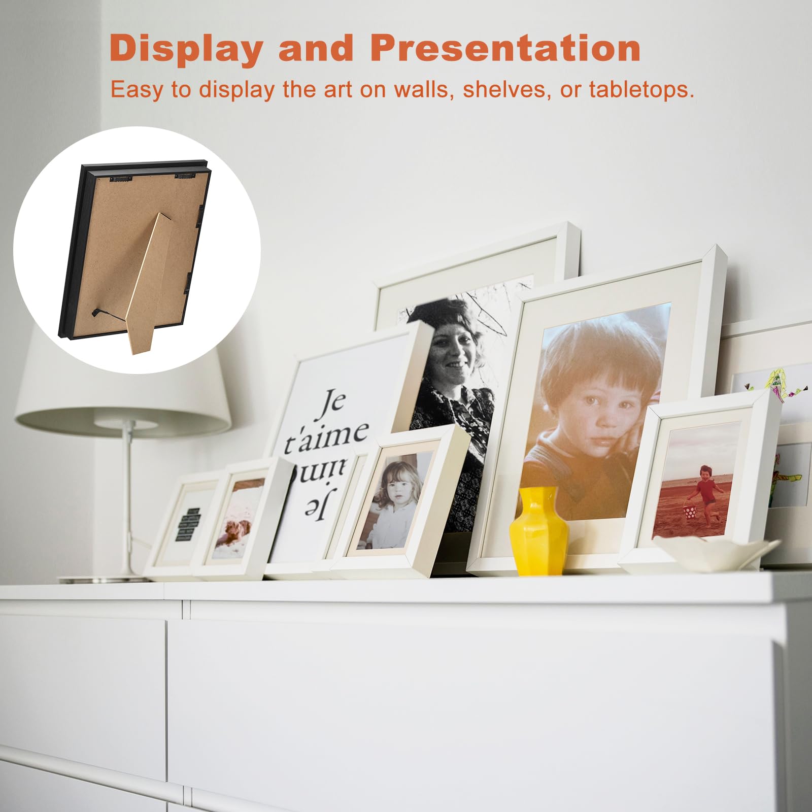 Amazon.com: uxcell Art Frame Changeable, Magnetic Wood Art Frame